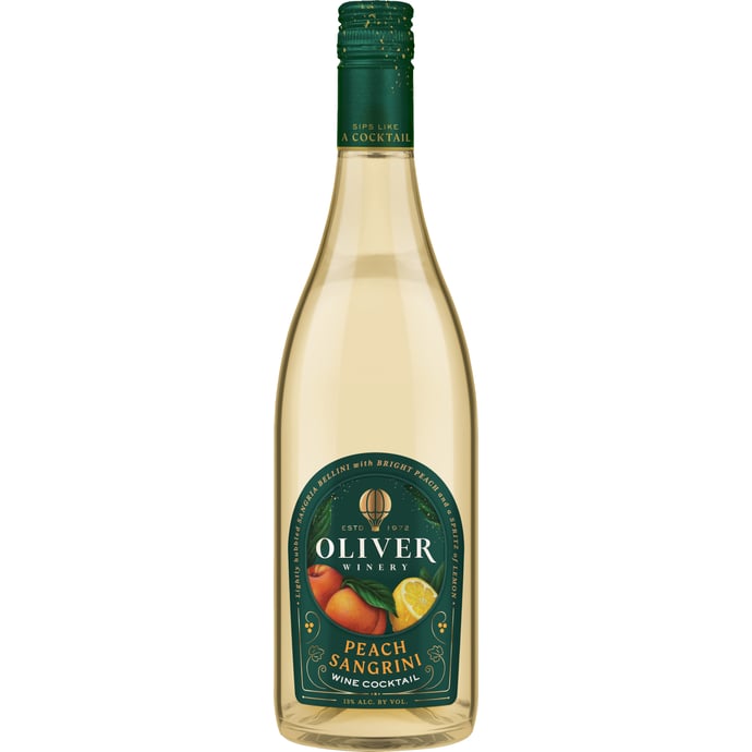 Oliver Winery Peach Sangrini