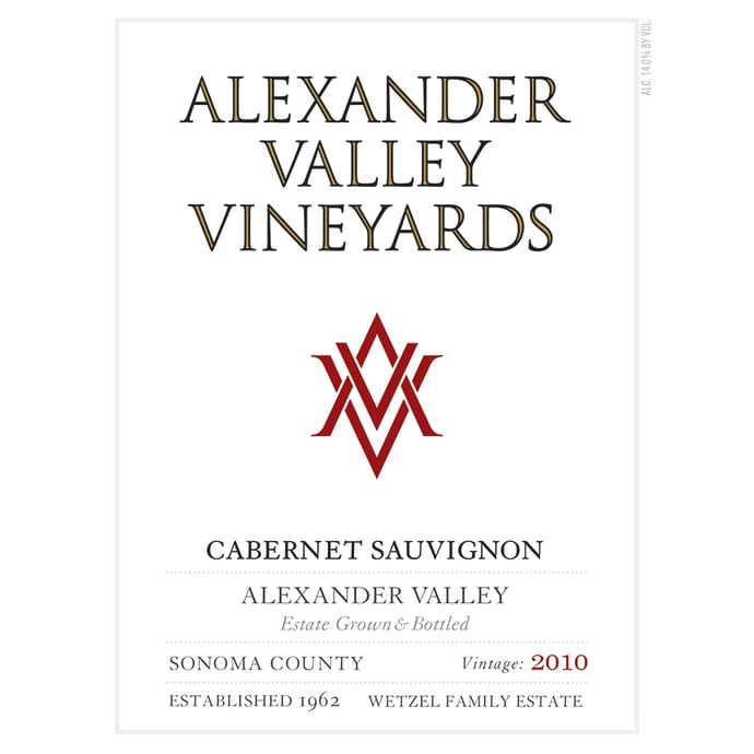 Alexander Valley Vineyards Cabernet Sauvignon 2010