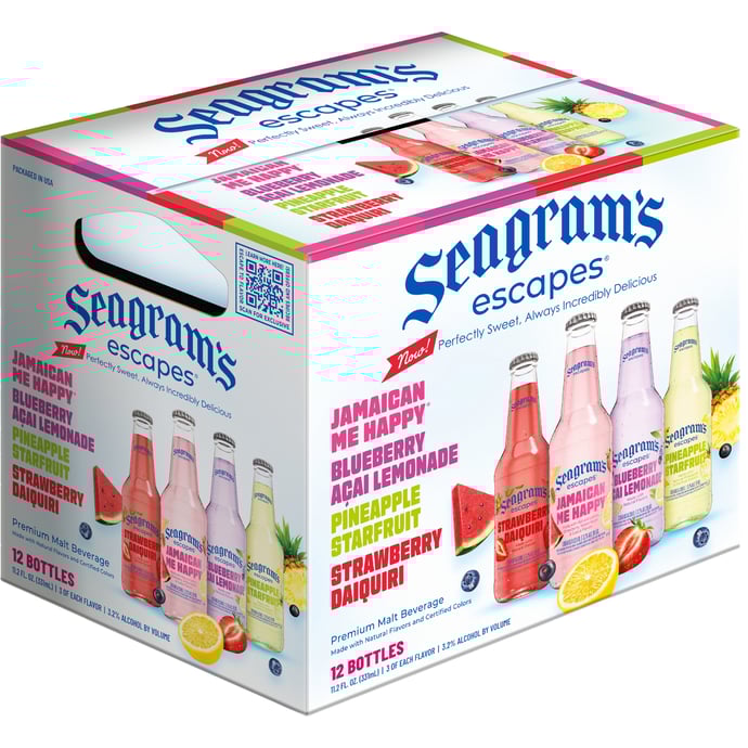 Seagram's Escapes Variety Pack 12 pack of oz Bottle