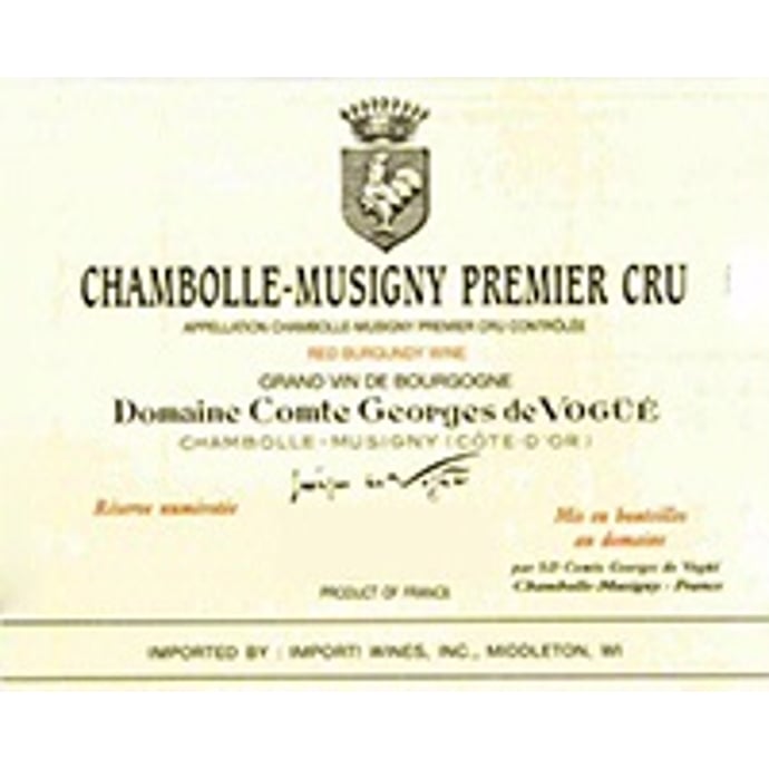 Comte de Vogue Chambolle Musigny 1er Cru 2011