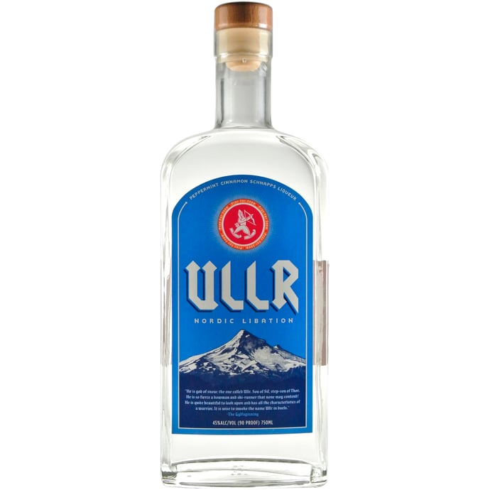 Ullr Nordic Libation Peppermint Cinnamon Schnapps Liqueur