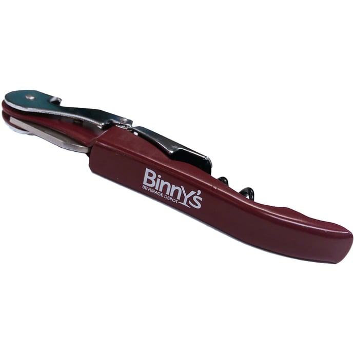 Binny's Logo Double Hinge Corkscrew