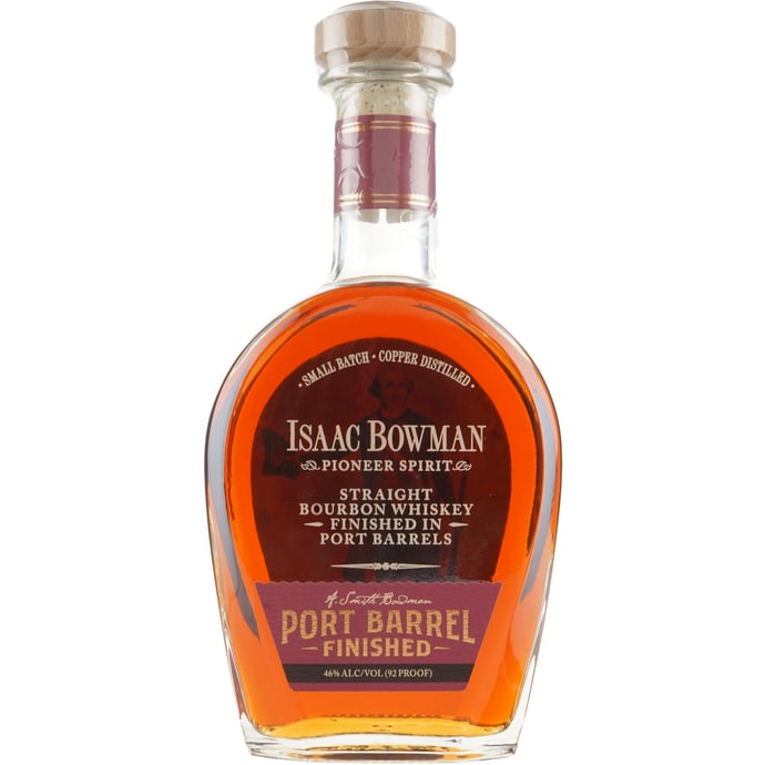 Isaac Bowman Port Finished Straight Bourbon