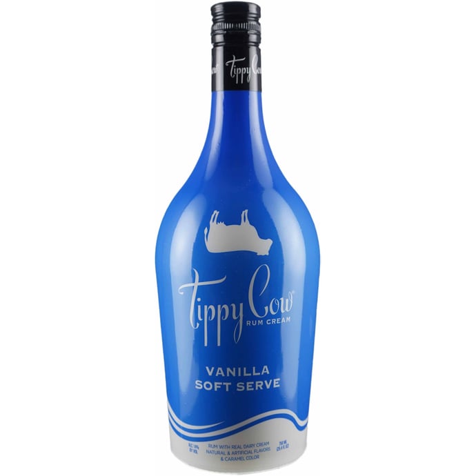 Tippy Cow Soft Serve Vanilla Rum Cream Liqueur