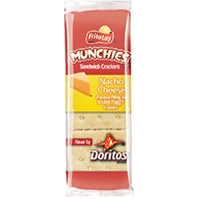 Munchies Sandwich Crackers Doritos Nacho Cheese Flavored