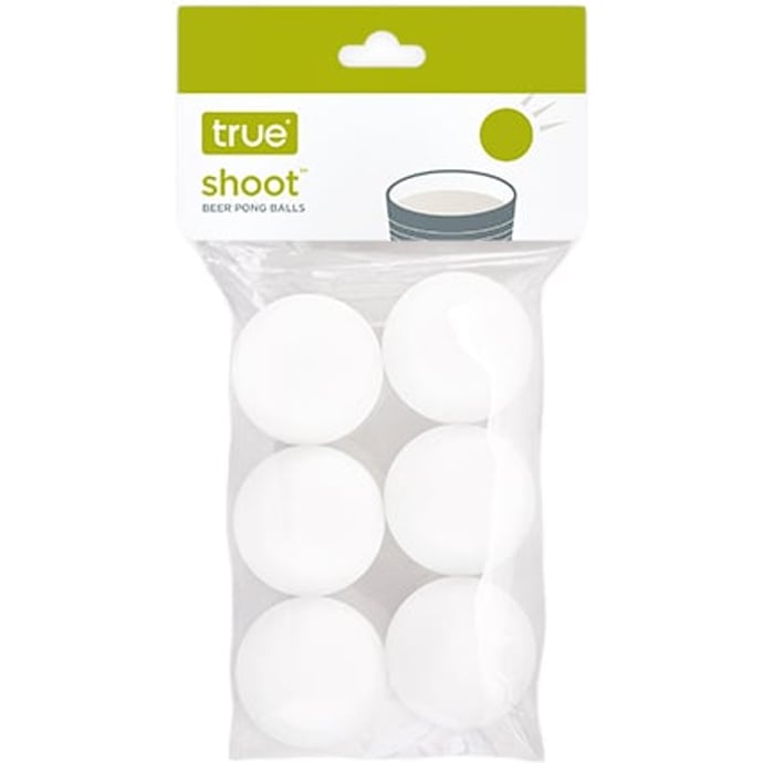 True Brands Ping Pong Balls 6 ct