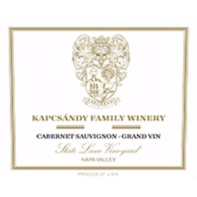 Kapcsandy Family Winery Estate Grand Vin Cabernet Sauvignon 2010