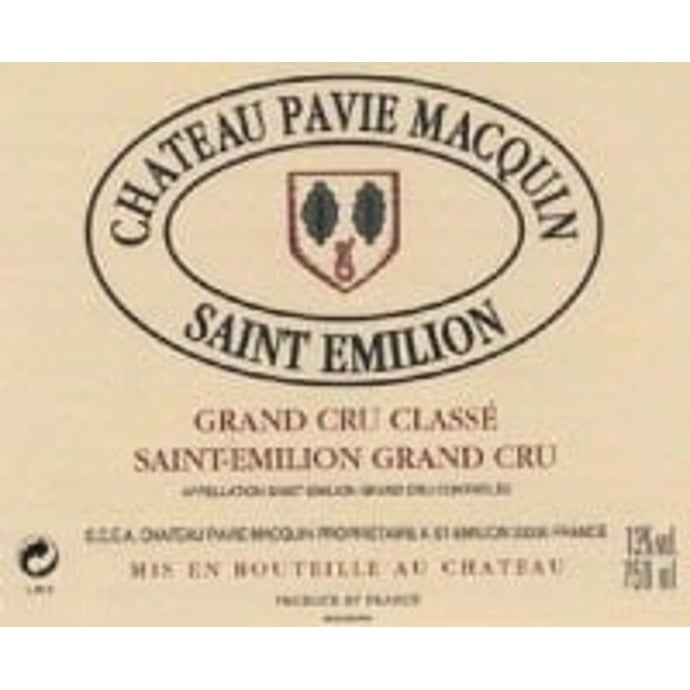 Chateau Pavie Macquin Saint Emilion 1995