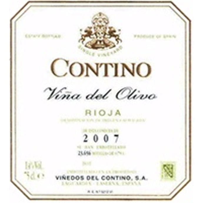 Vinedos del Contino Rioja Vina del Olivo 2007