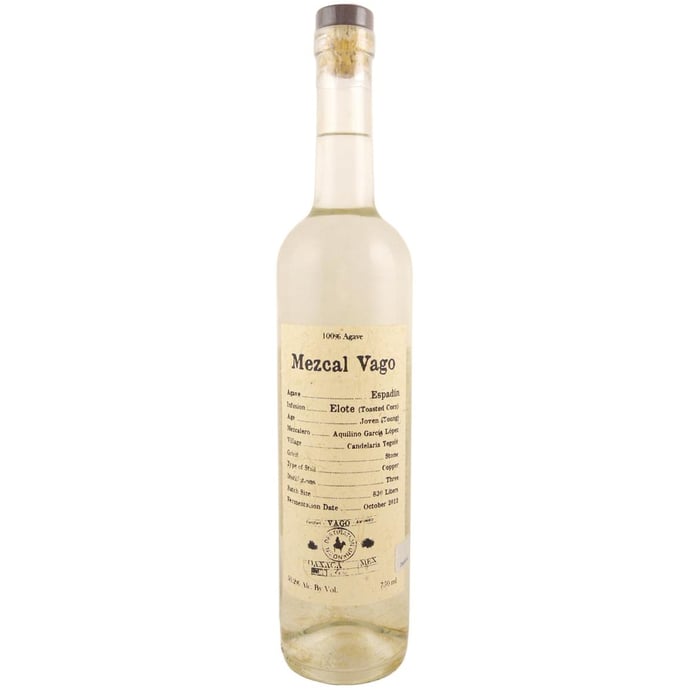 Mezcal Vago Elote by Aquilino Garcia