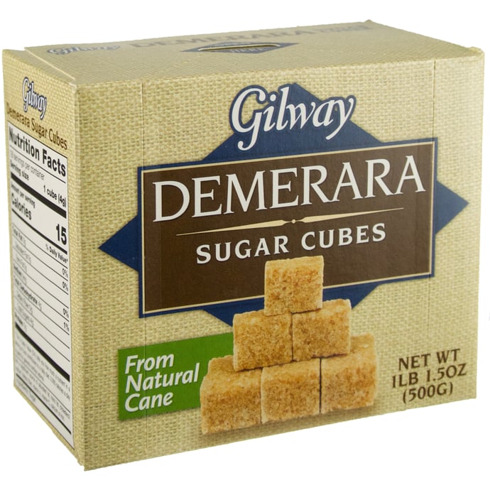 Gilway Demerara Natural Amber Cane Sugar Cubes