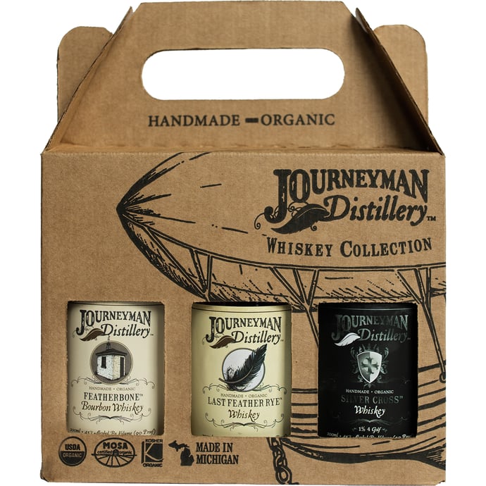 Journeyman Distillery Whiskey Triple Pack