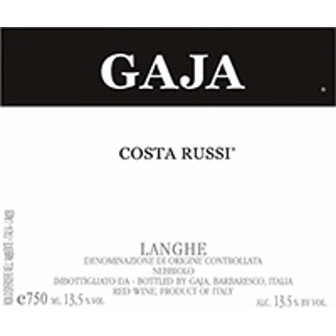 Angelo Gaja Costa Russi 2009
