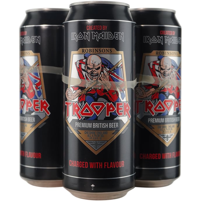 Robinsons Trooper collaboration with Iron Maiden