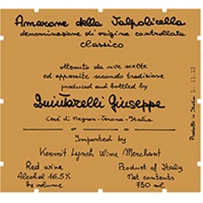Giuseppi Quintarelli Amarone della Valpolicella Classico 2000