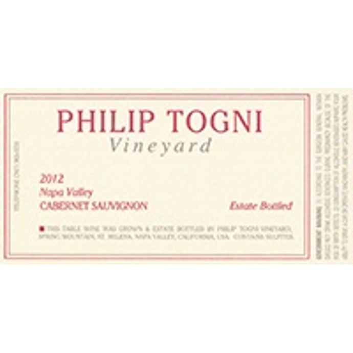 Philip Togni Cabernet Sauvignon 2012
