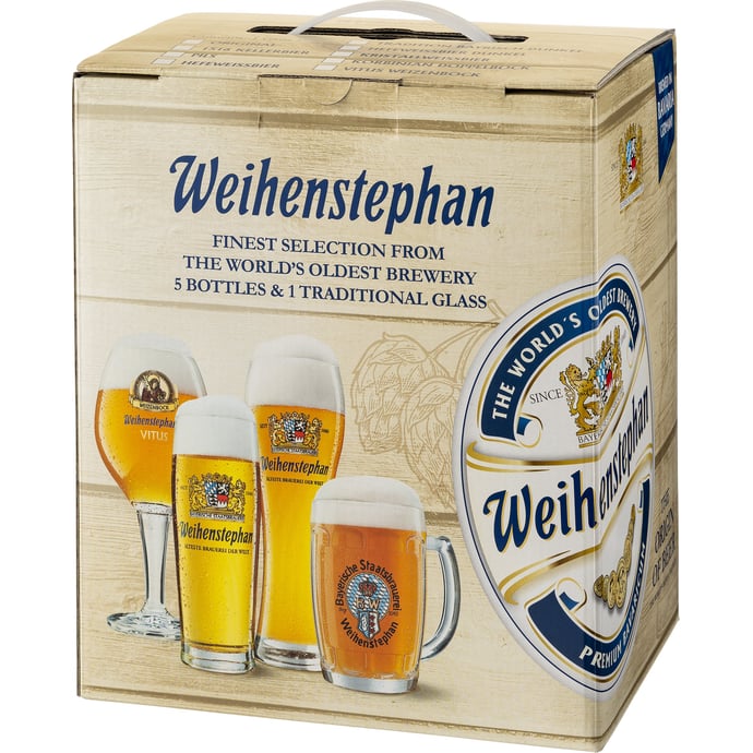 Weihenstephaner Gift Set with Glass