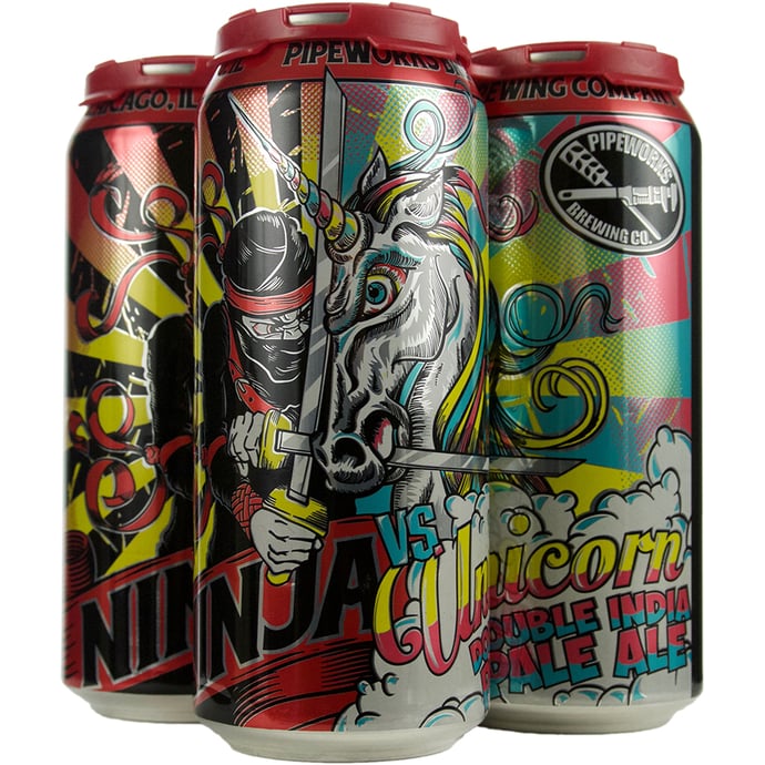 Pipeworks Ninja vs Unicorn