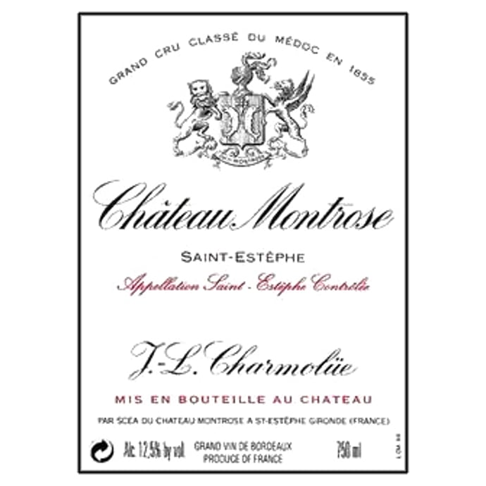Chateau Montrose Saint Estephe 2012