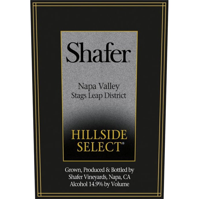 Shafer Cabernet Sauvignon Hillside Select 2011