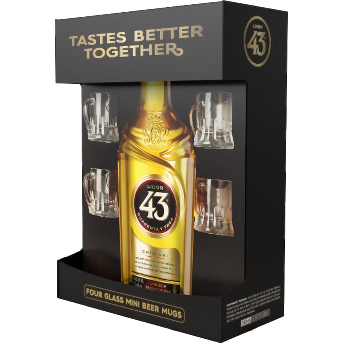 Cuarenta Y Tres Licor 43 Gift Set