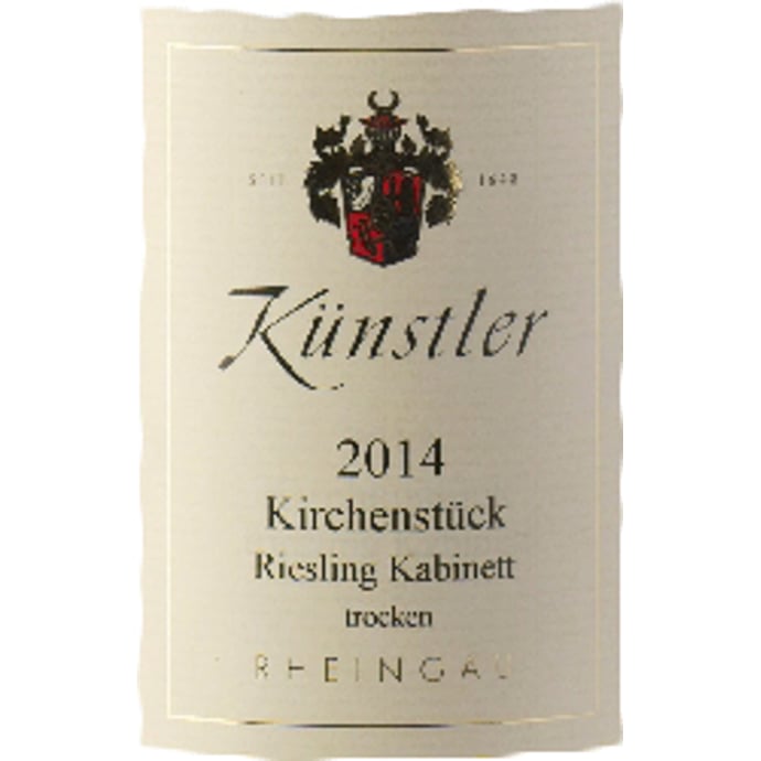 Kunstler Hochheimer Kirchenstuck Riesling Kabinett Trocken 2014