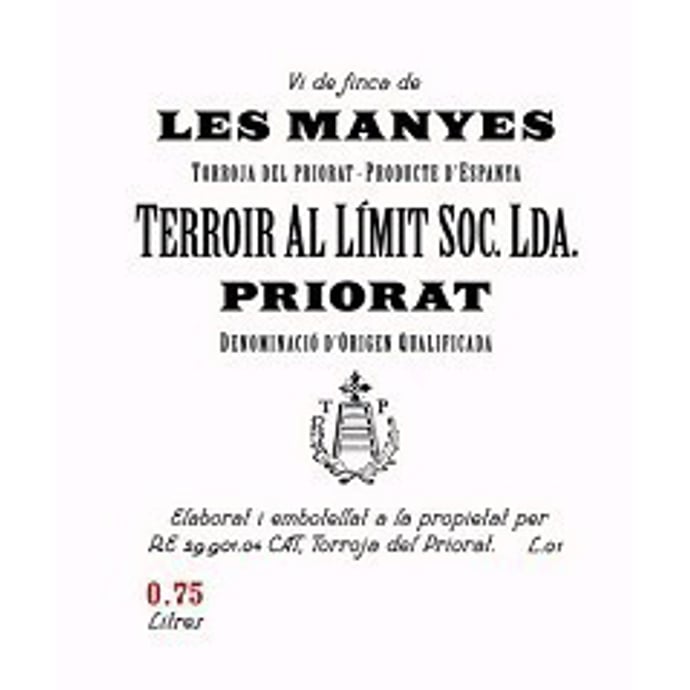 Terroir Al Limit Les Manyes 2012