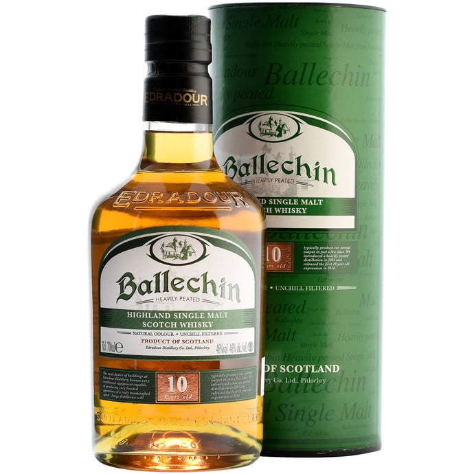 Ballechin 10 year old Peated Perthshire Single Malt