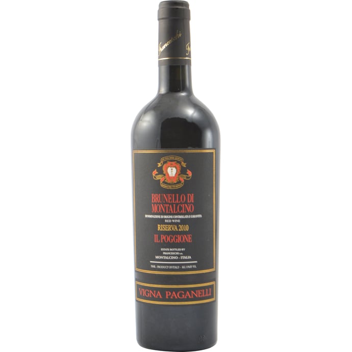Il Poggione Brunello di Montalcino Riserva Vigna Paganelli 2010