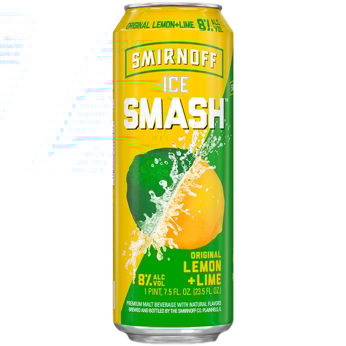 Smirnoff Ice Smash Original Lemon Lime oz Can