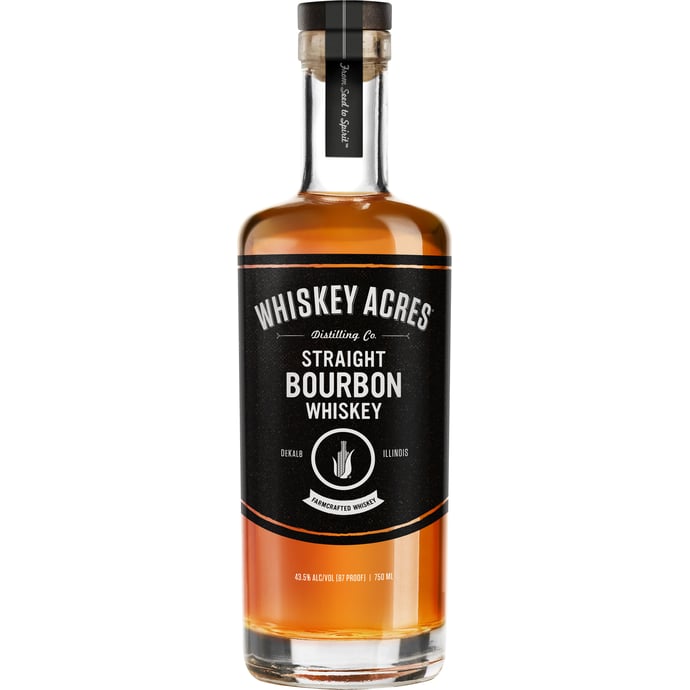 Whiskey Acres Straight Bourbon Farmcrafted Whiskey