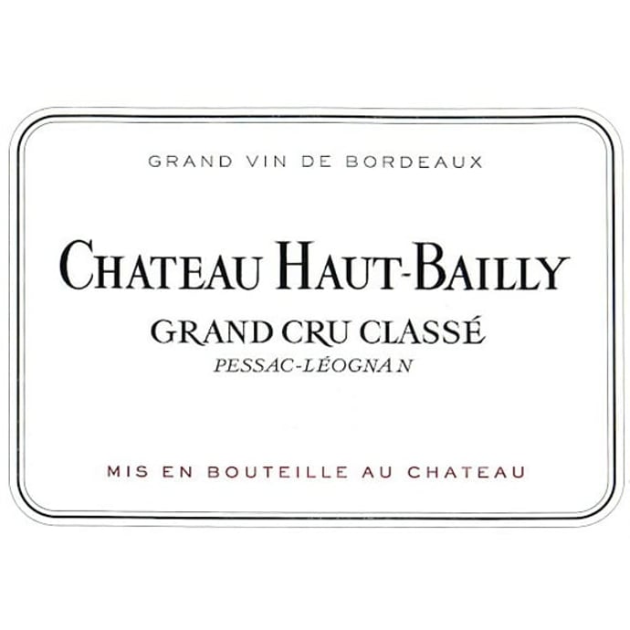 Chateau Haut Bailly Pessac Leognan 2015