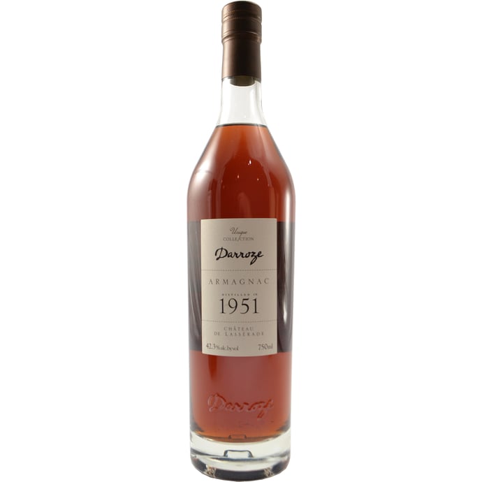 Darroze Chateau de Lasserade Armagnac 1951