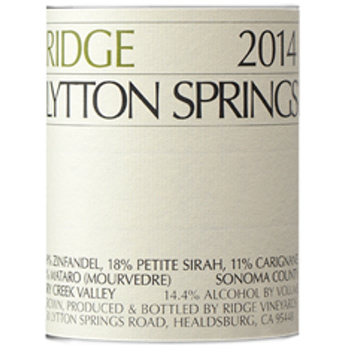 Ridge Lytton Springs 2014 Half Bottle
