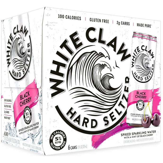 White Claw Hard Seltzer Black Cherry