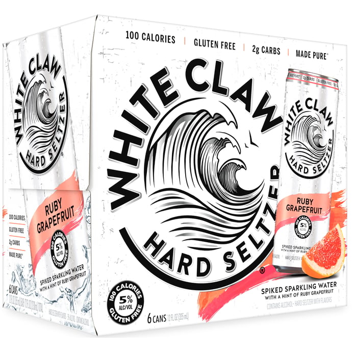 White Claw Hard Seltzer Ruby Grapefruit