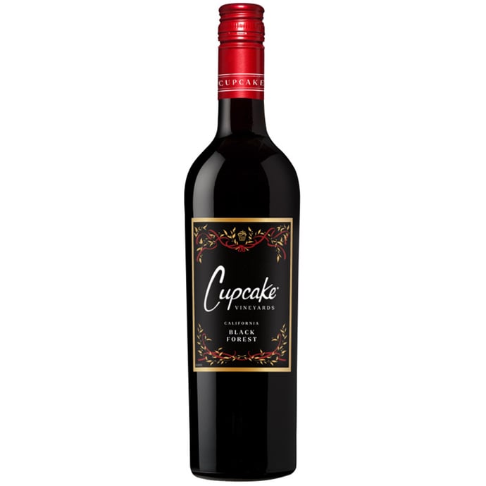 Cupcake Black Forest Decadent Red
