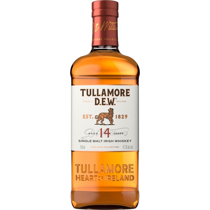 Tullamore D.E.W. 14 year old Irish Single Malt Triple Cask Finished