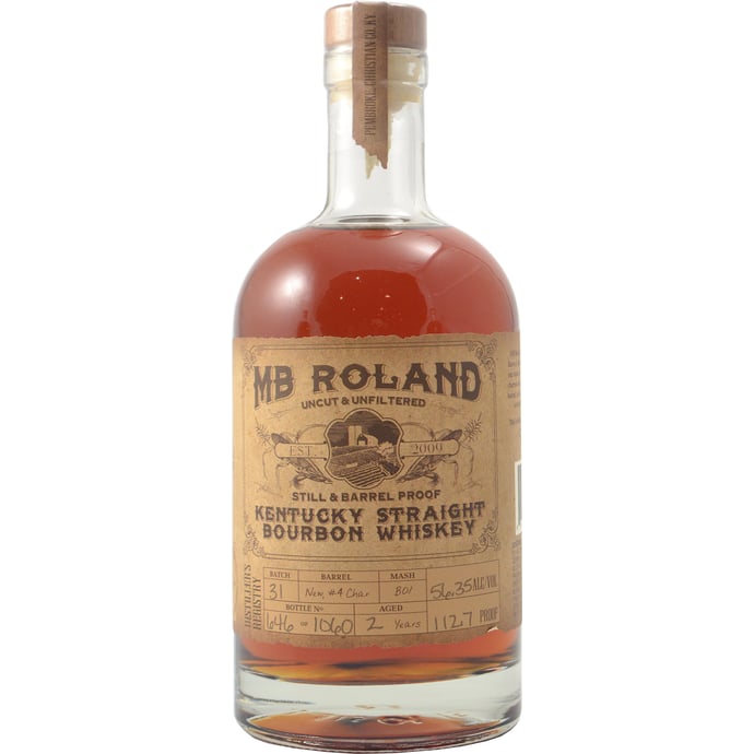 MB Roland Full Barrel Proof Kentucky Straight Bourbon Whiskey