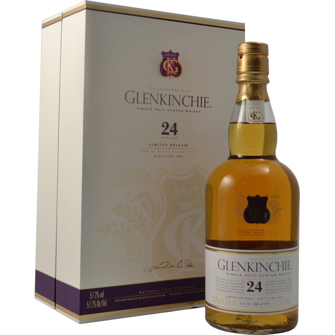 Glenkinchie 24 year old Natural Cask Strength Limited Edition 2016