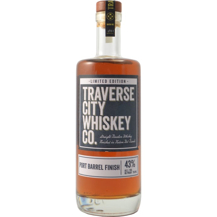 Traverse City Whiskey Co. Port Barrel Finished Bourbon