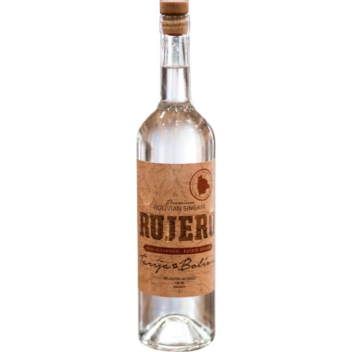 Rujero Singani Brandy of Muscat Alexandria Bolivian Spirit