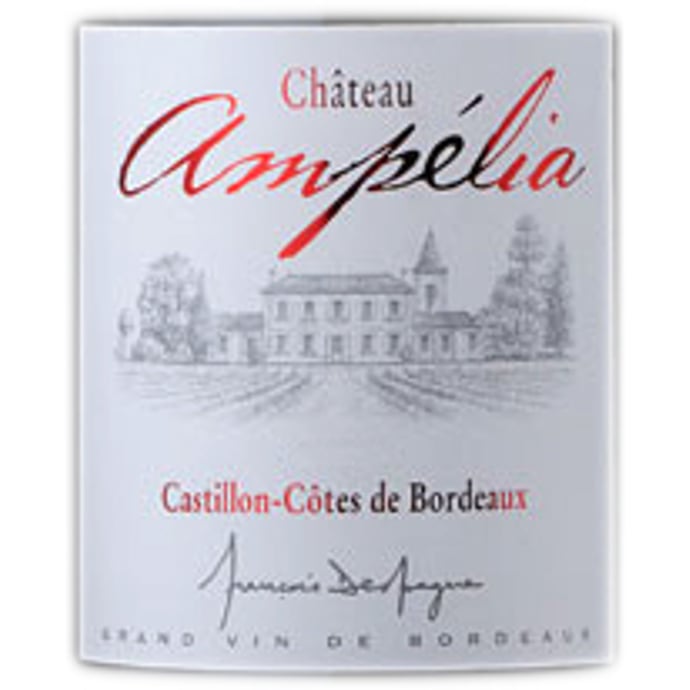 Chateau Ampelia Castillon Cotes de Bordeaux 2016