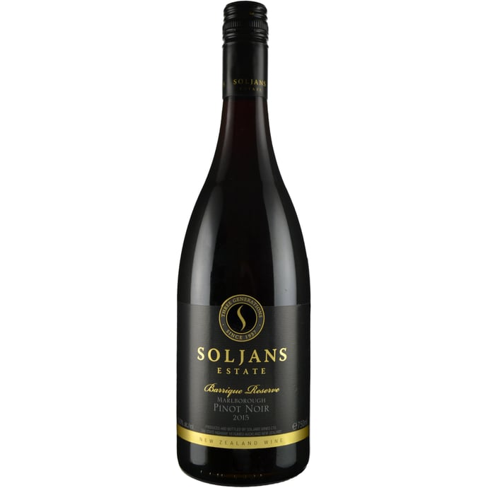 Soljans Estate Barrique Reserve Pinot Noir 2015