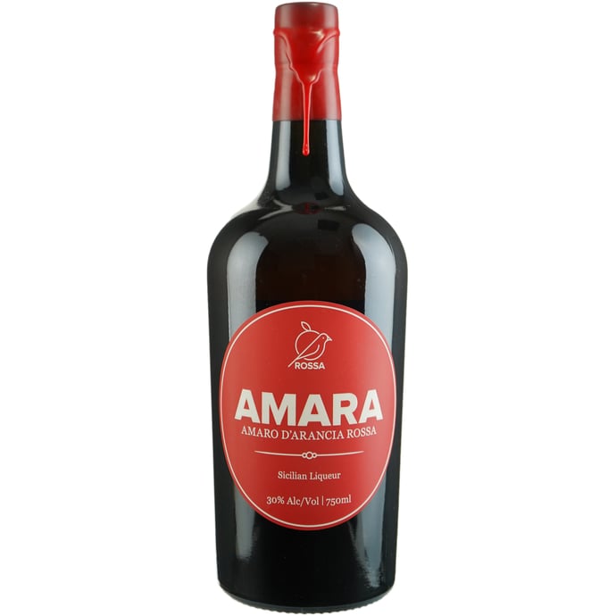 Rossa Sicily Amara Amaro d'Arancia Rossa