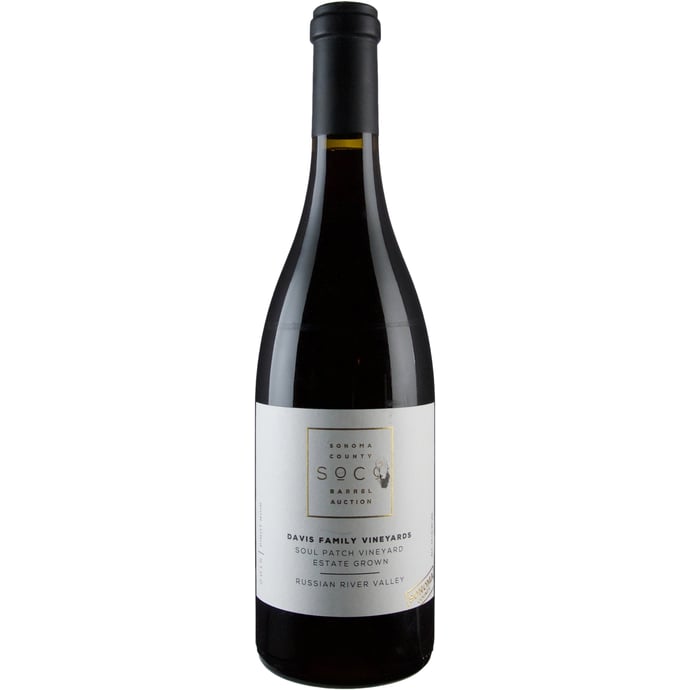 Davis Family Pinot Noir Soul Patch Vineyard Sonoma County Auction Lot 14 2015