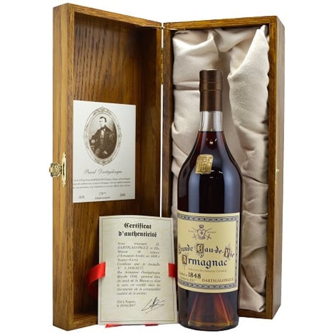 Dartigalongue Vintage Armagnac Rare Vintages 1848