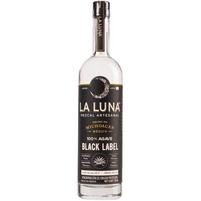 La Luna Mezcal Black Label Cupreata + Manso Sahuayo & Tequilana