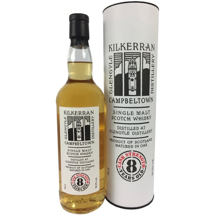 Kilkerran 8 year old Cask Strength ex Bourbon Barrel Campbeltown Malt