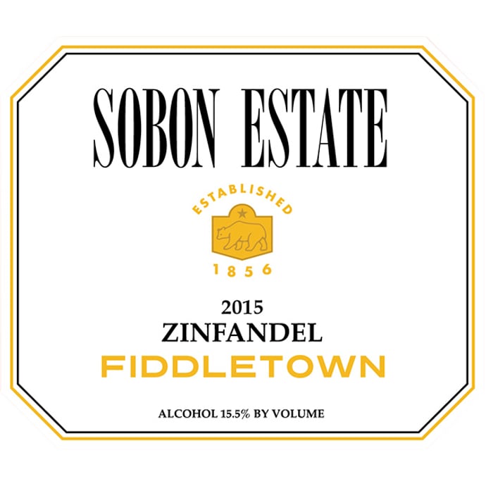 Sobon Zinfandel Fiddletown 2016
